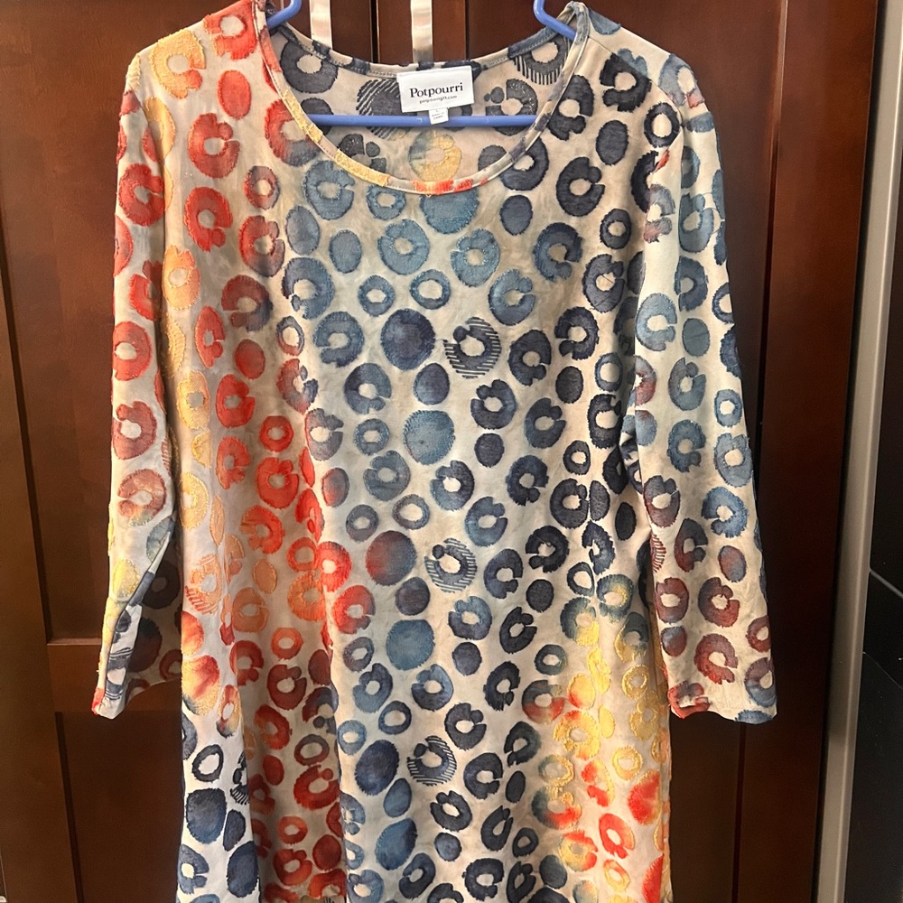 Multicolor Women's Tunic Top